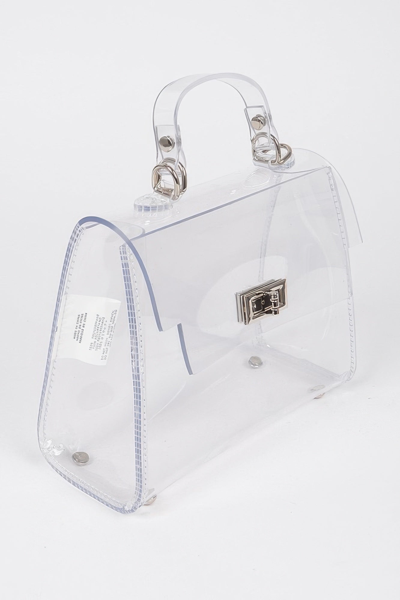 Transparent Single Handle Clutch - JUST - JEN BOUTIQUE