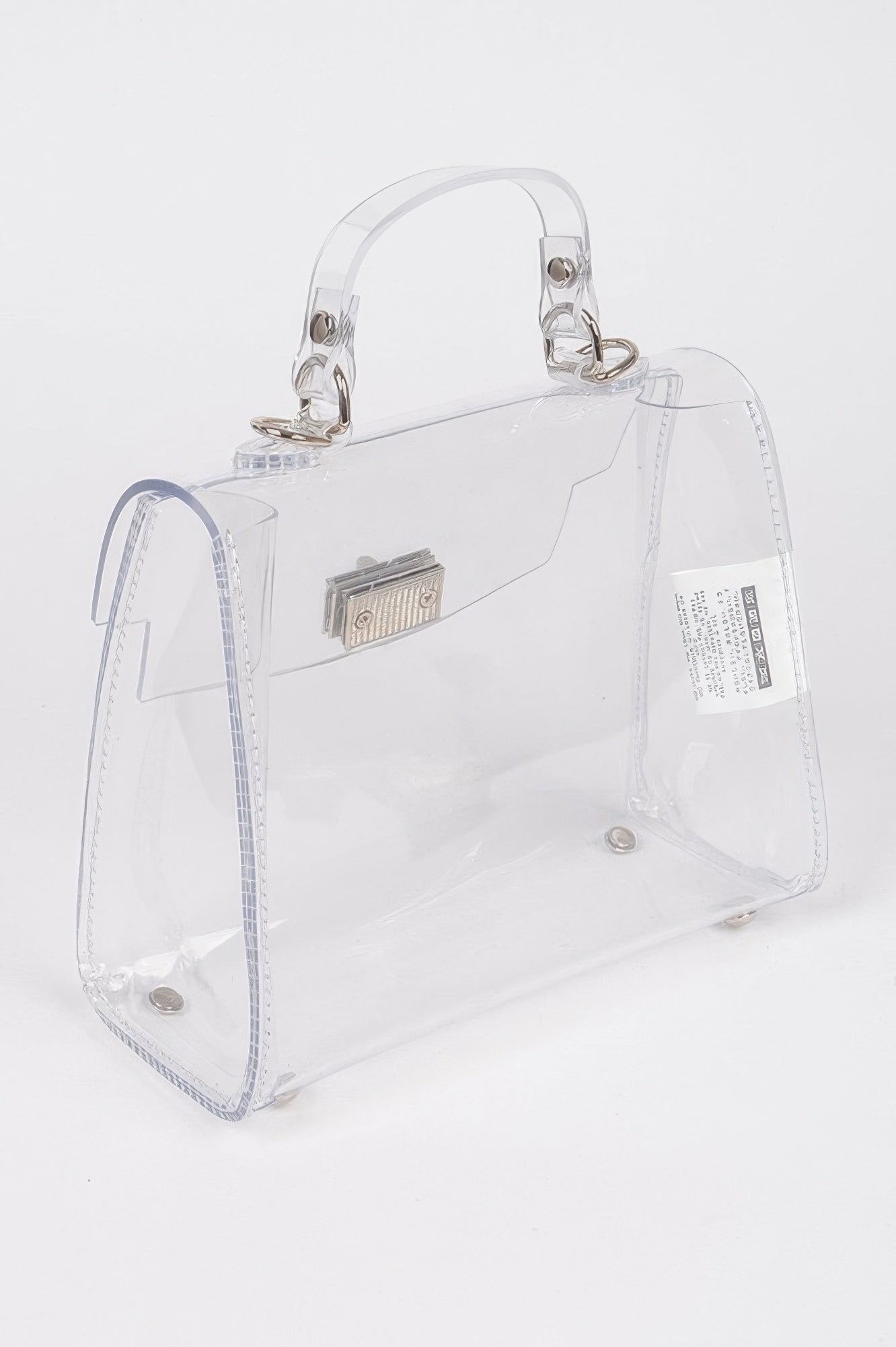 Transparent Single Handle Clutch - JUST - JEN BOUTIQUE