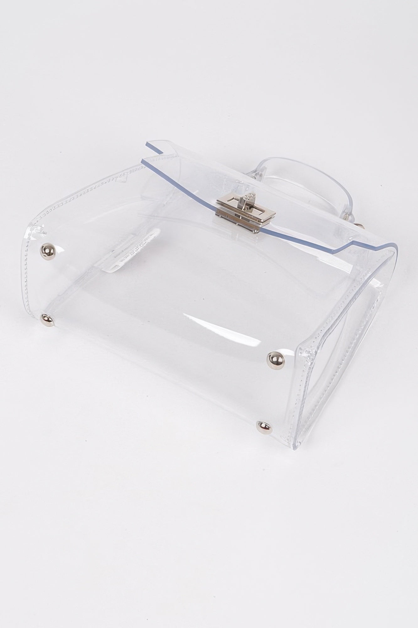 Transparent Single Handle Clutch - JUST - JEN BOUTIQUE