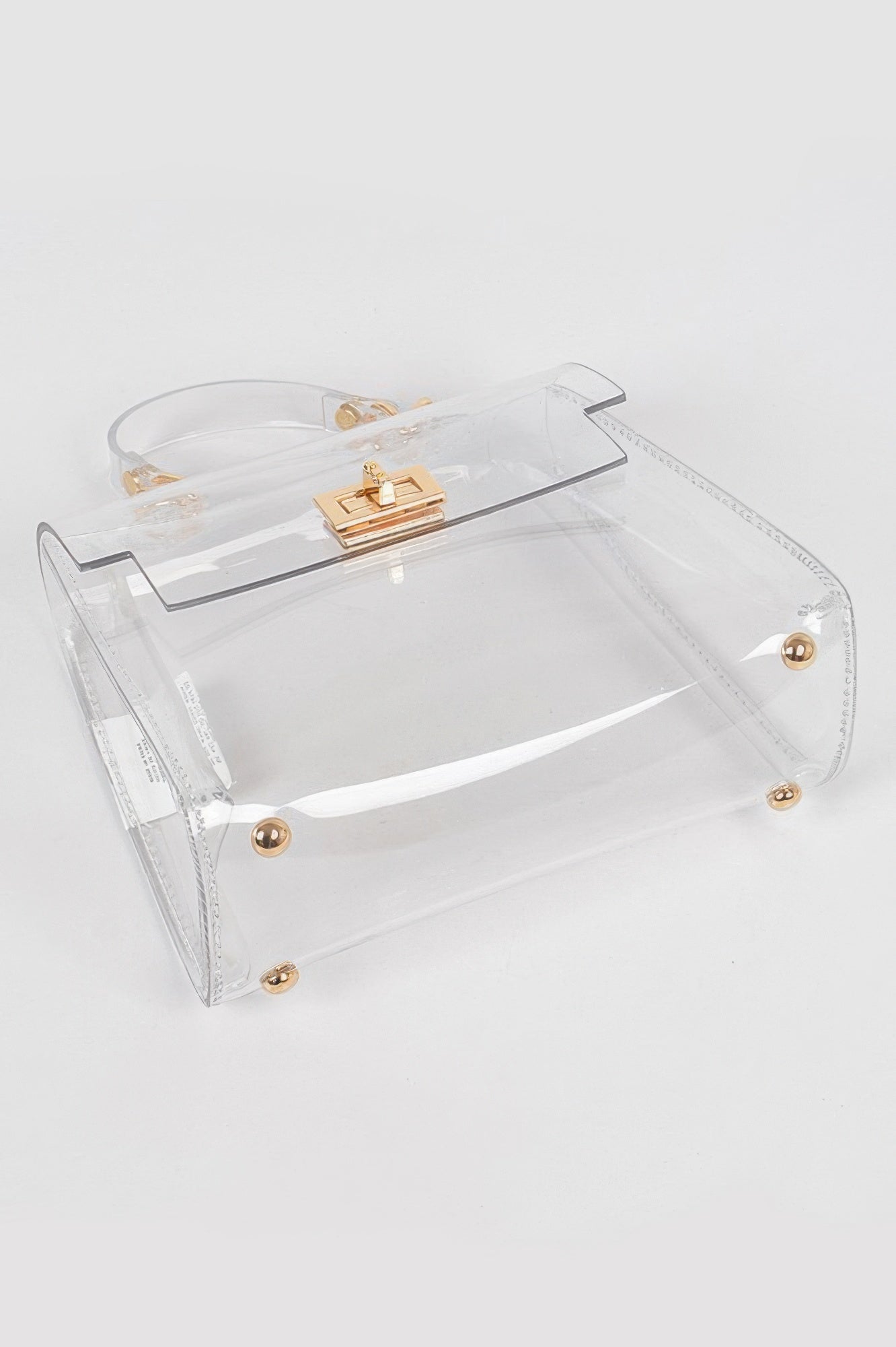 Transparent Single Handle Clutch - JUST - JEN BOUTIQUE