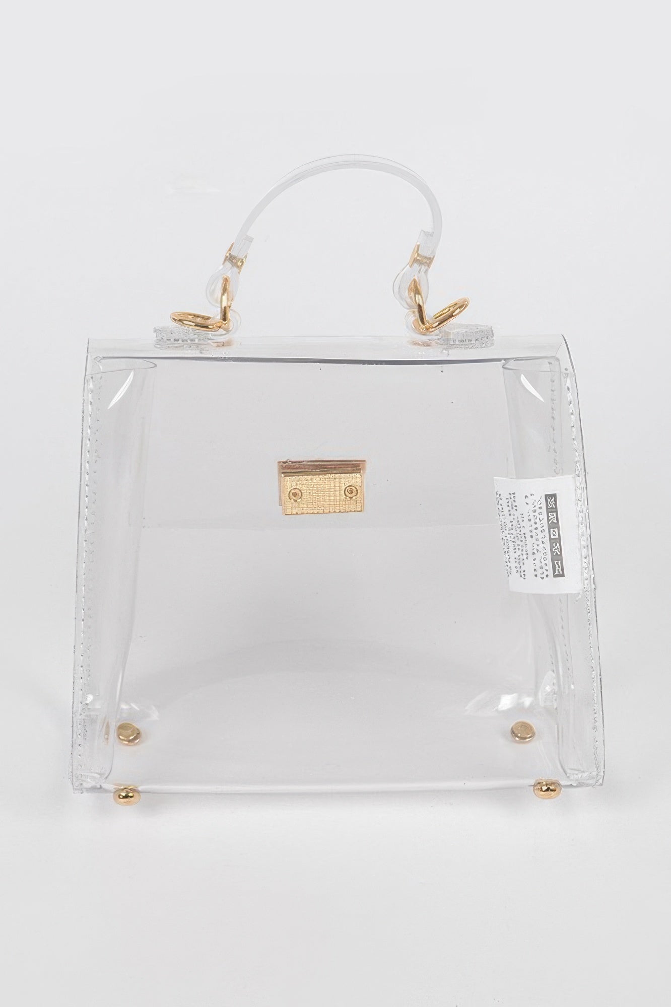 Transparent Single Handle Clutch - JUST - JEN BOUTIQUE
