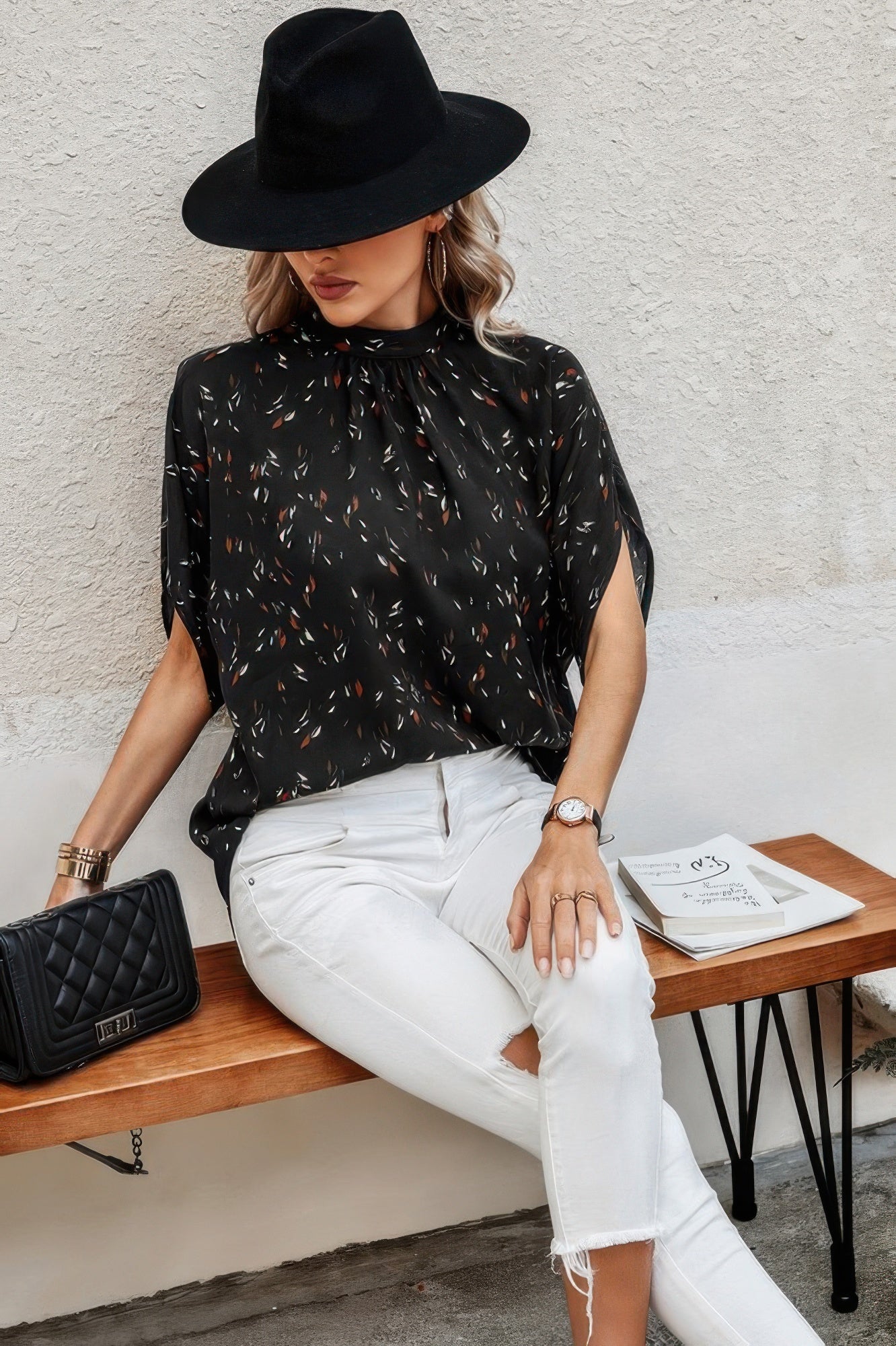 Leopard Open Back Knot Drop Top - JUST - JEN BOUTIQUE