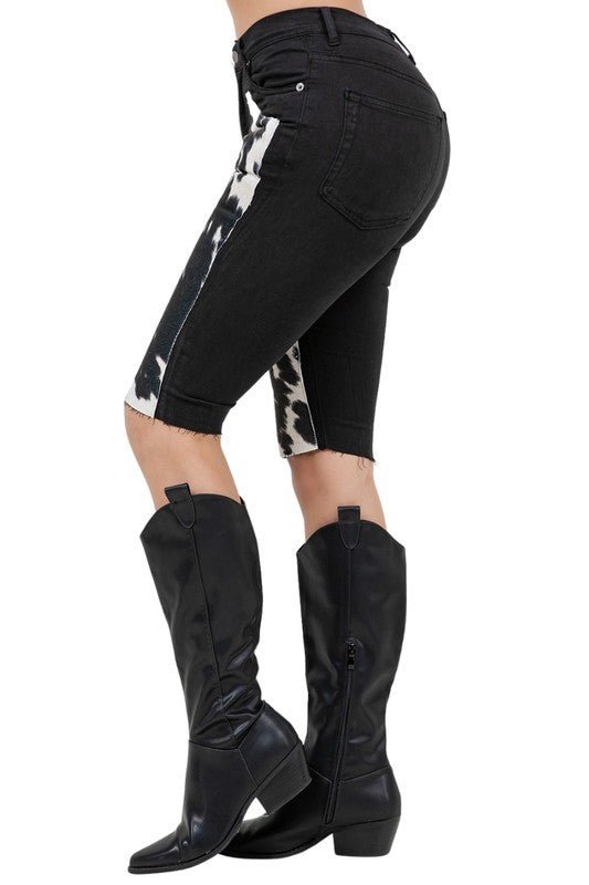 Rodeo Capri Short in Black - JUST - JEN BOUTIQUE