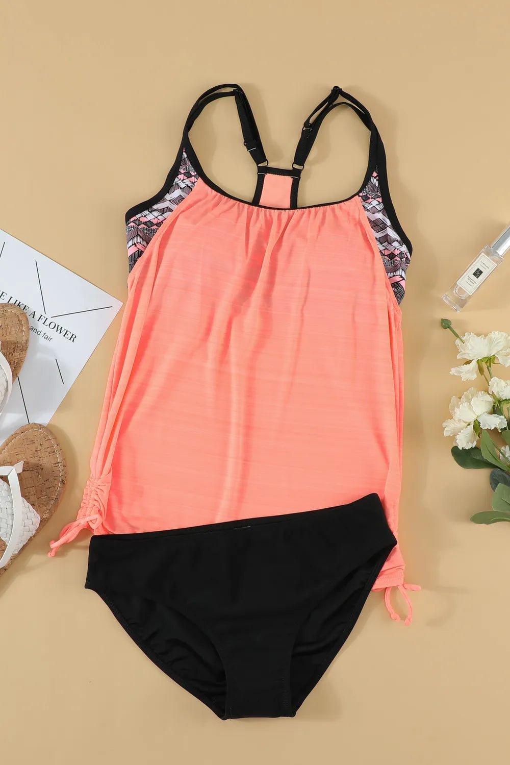 Scoop Neck Top and Brief Swim Set - JUST - JEN BOUTIQUE