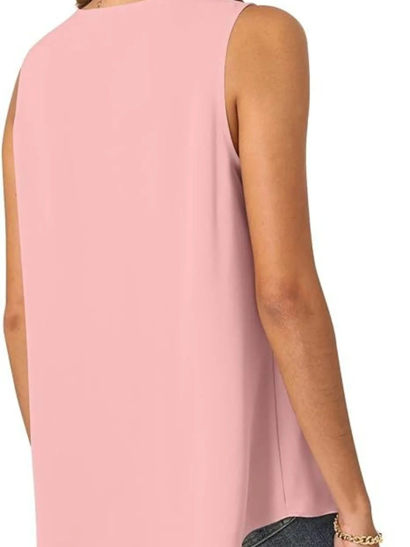 Full Size V - Neck Sleeveless Tank Top Plus Size - JUST - JEN BOUTIQUE
