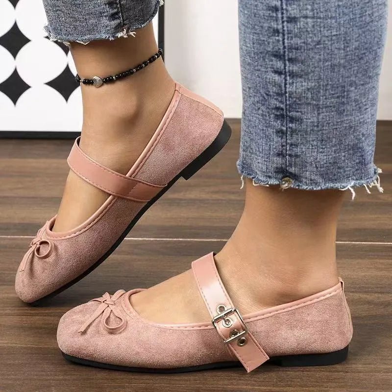 Bow Detail Mary Jane Loafers - JUST - JEN BOUTIQUE
