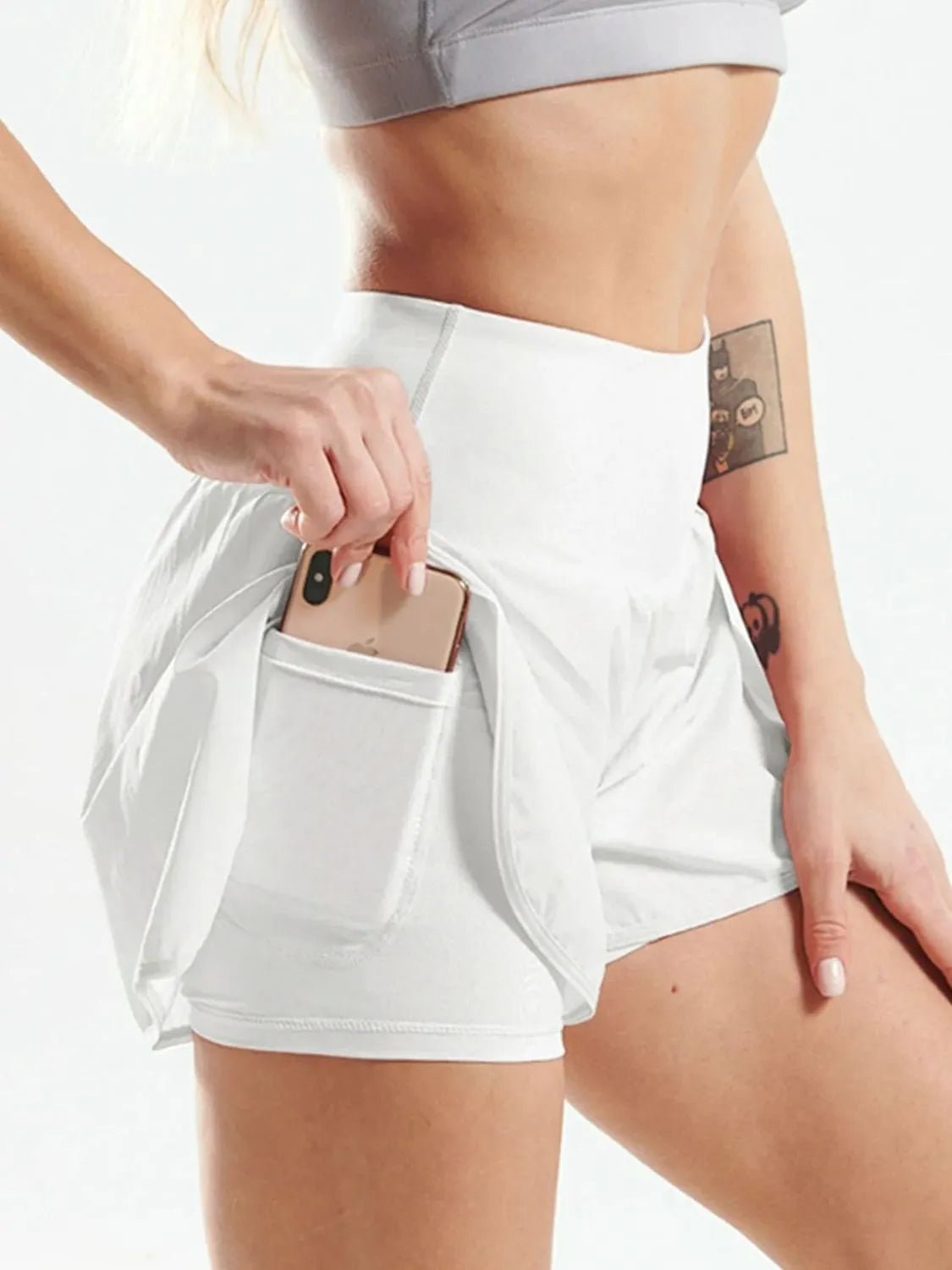 Pocketed High Waist Active Shorts - JUST - JEN BOUTIQUE