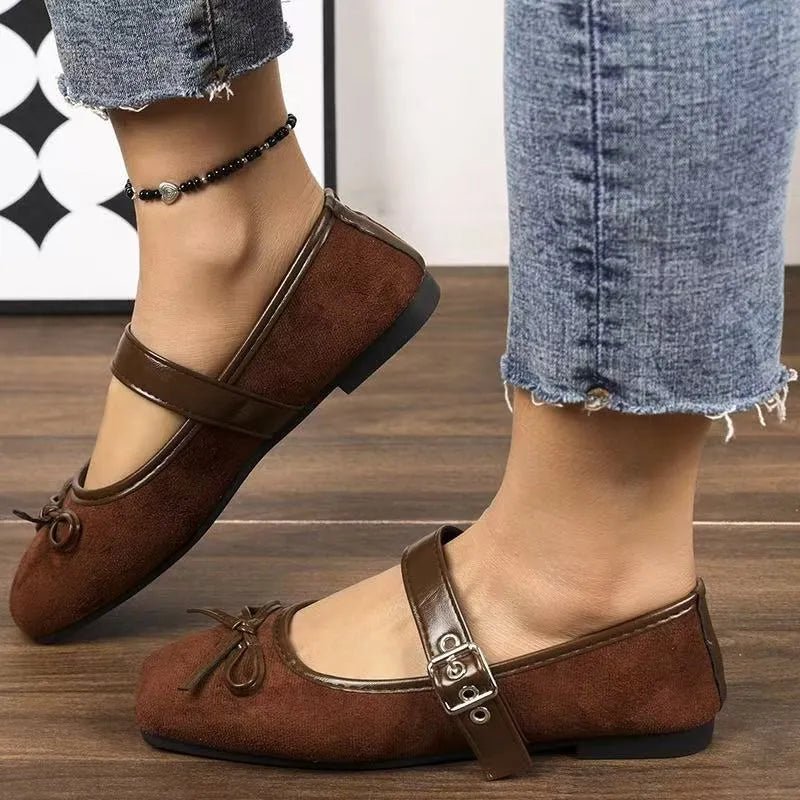 Bow Detail Mary Jane Loafers - JUST - JEN BOUTIQUE