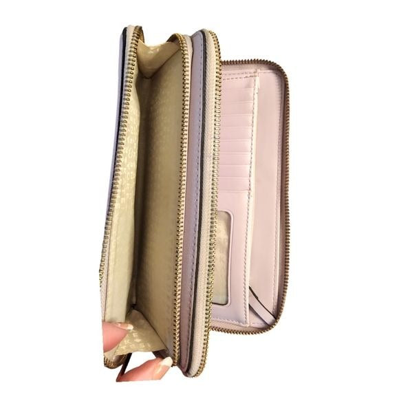 KATE SPADE NEW YORK Pale Pink Multi Pocket Wristlet Wallet