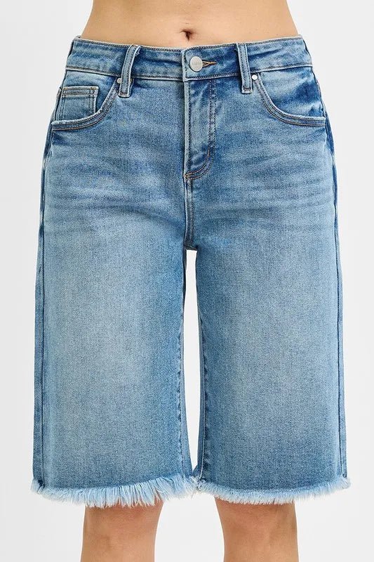 RISEN Tummy Control Mid Rise Fit Bermuda - JUST - JEN BOUTIQUE