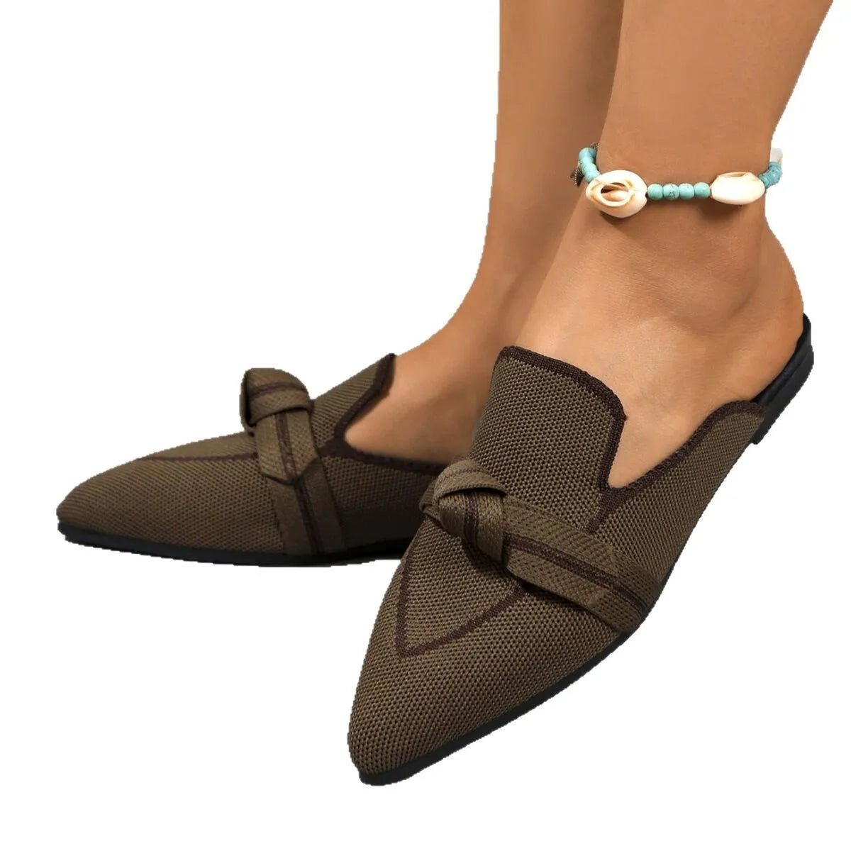 Point Toe Flat Slip - Ons - JUST - JEN BOUTIQUE