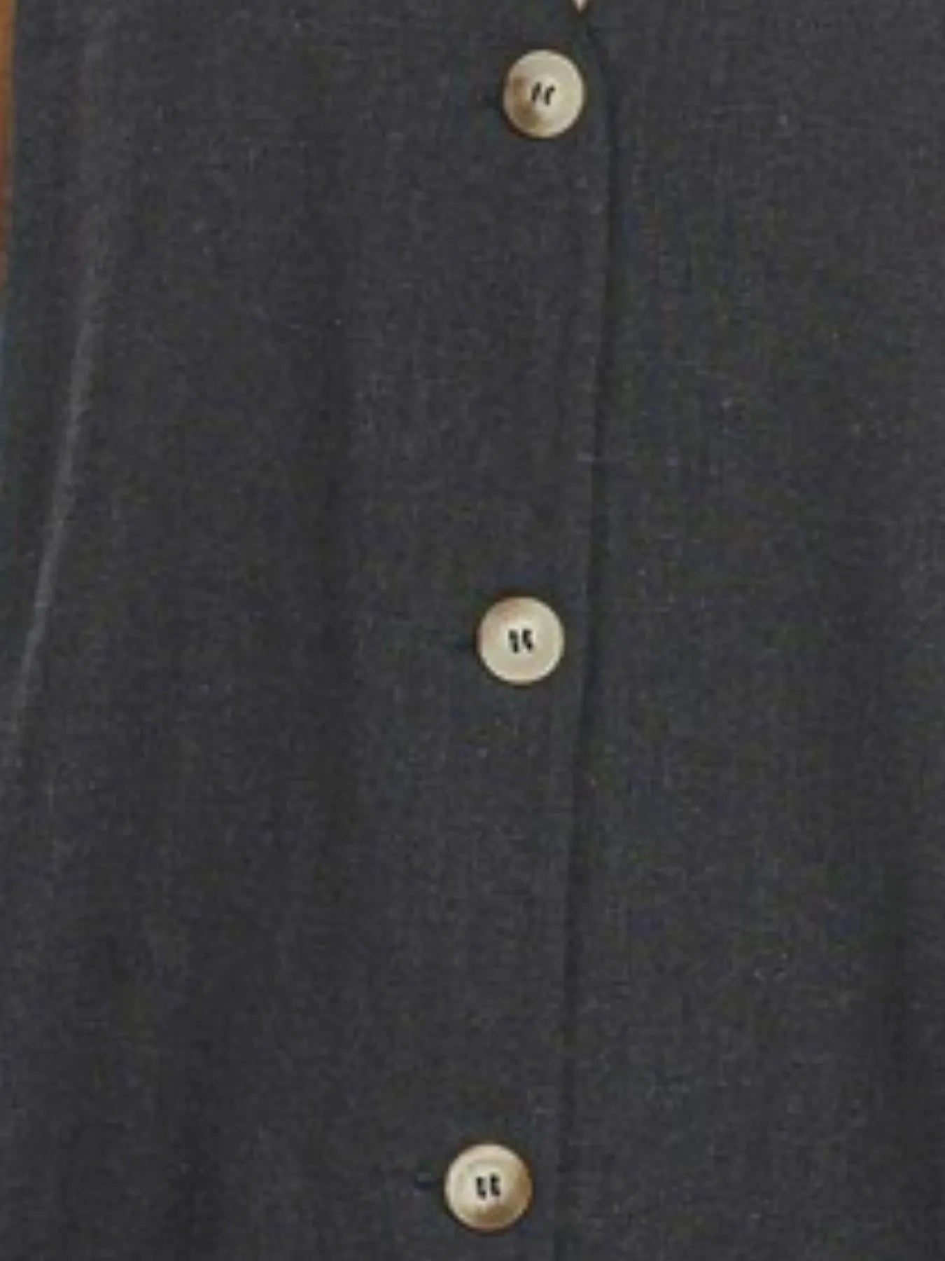 Zenana Side Slit Button - Front Vest - JUST - JEN BOUTIQUE