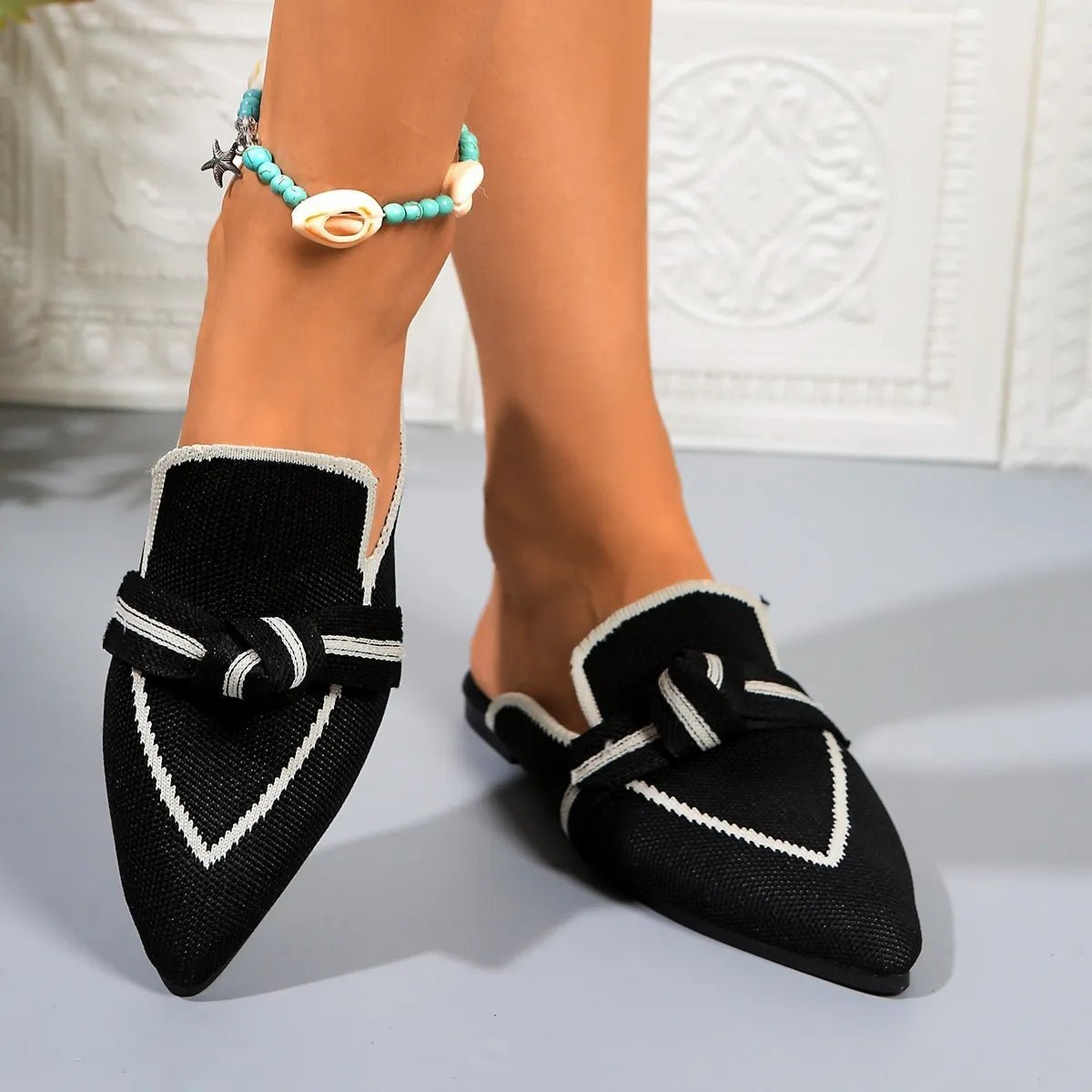 Point Toe Flat Slip - Ons - JUST - JEN BOUTIQUE