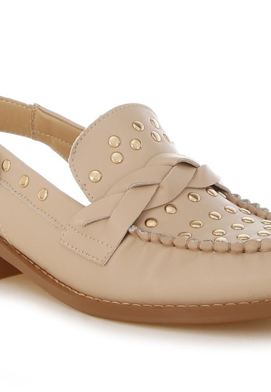 Remykin Braided Penny Strap Loafers - JUST - JEN BOUTIQUE