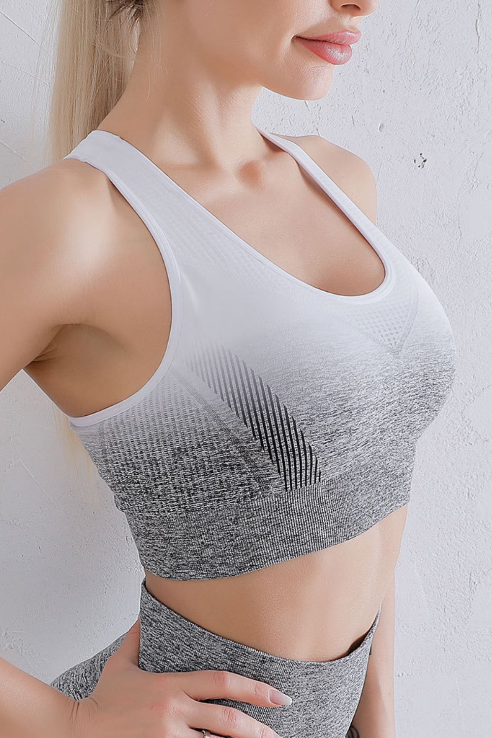 Gradient Racerback Sports Bra - JUST - JEN BOUTIQUE