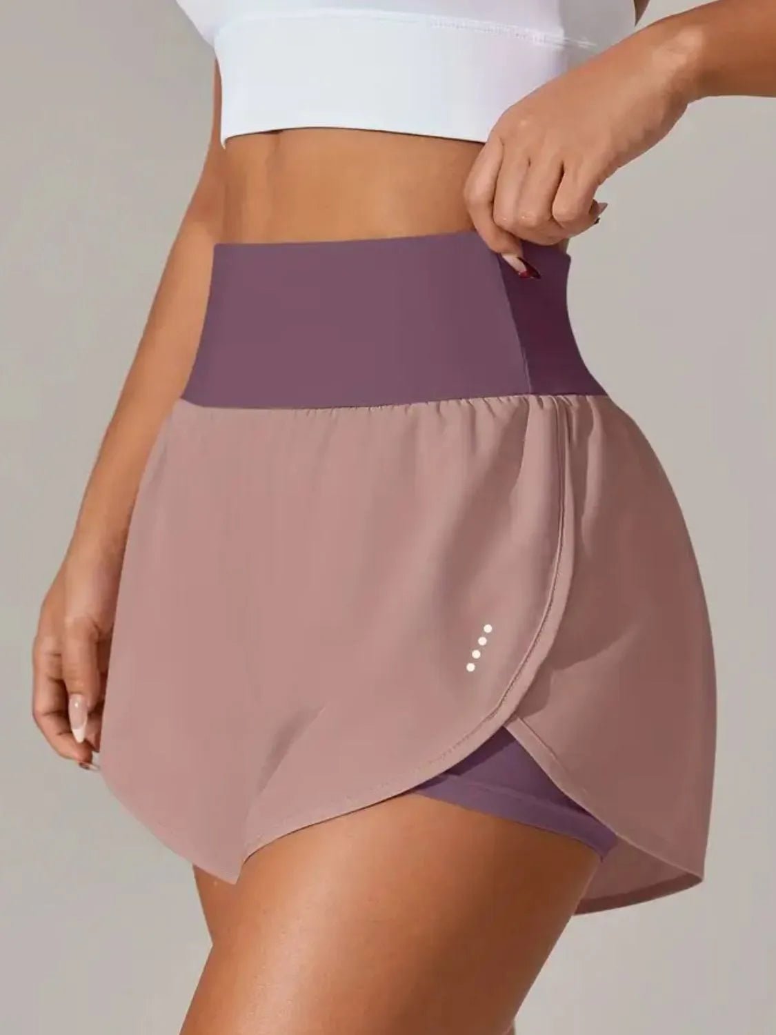 Pocketed High Waist Active Shorts - JUST - JEN BOUTIQUE