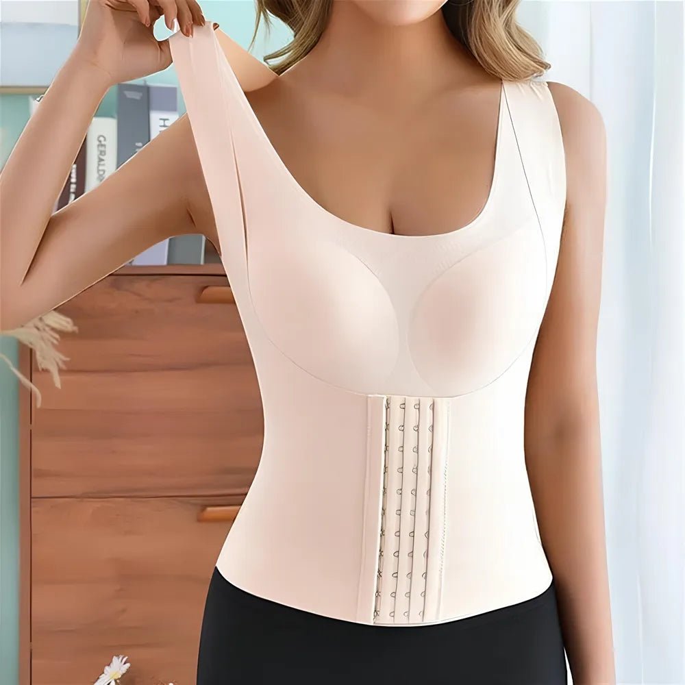 Basic Bae Scoop Neck Shapewear Tank with Removable Paddings - JUST - JEN BOUTIQUE