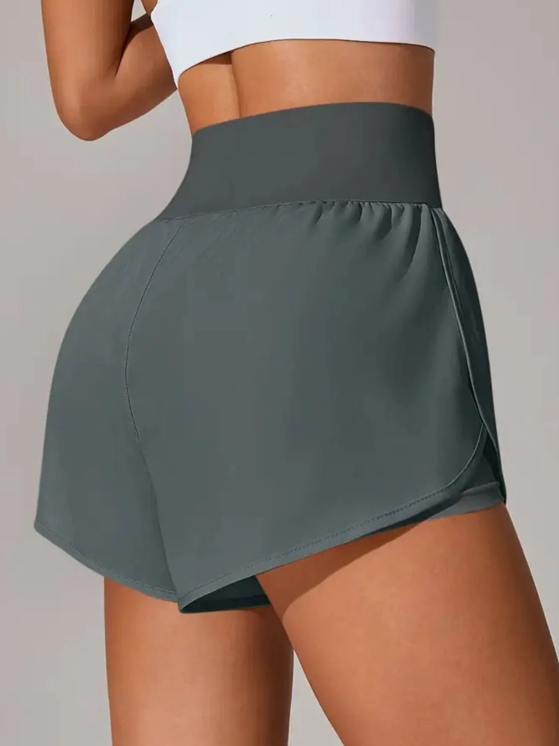 Pocketed High Waist Active Shorts - JUST - JEN BOUTIQUE