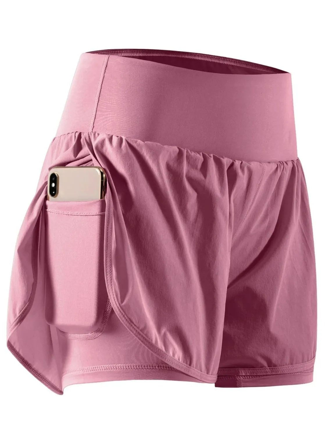 Pocketed High Waist Active Shorts - JUST - JEN BOUTIQUE