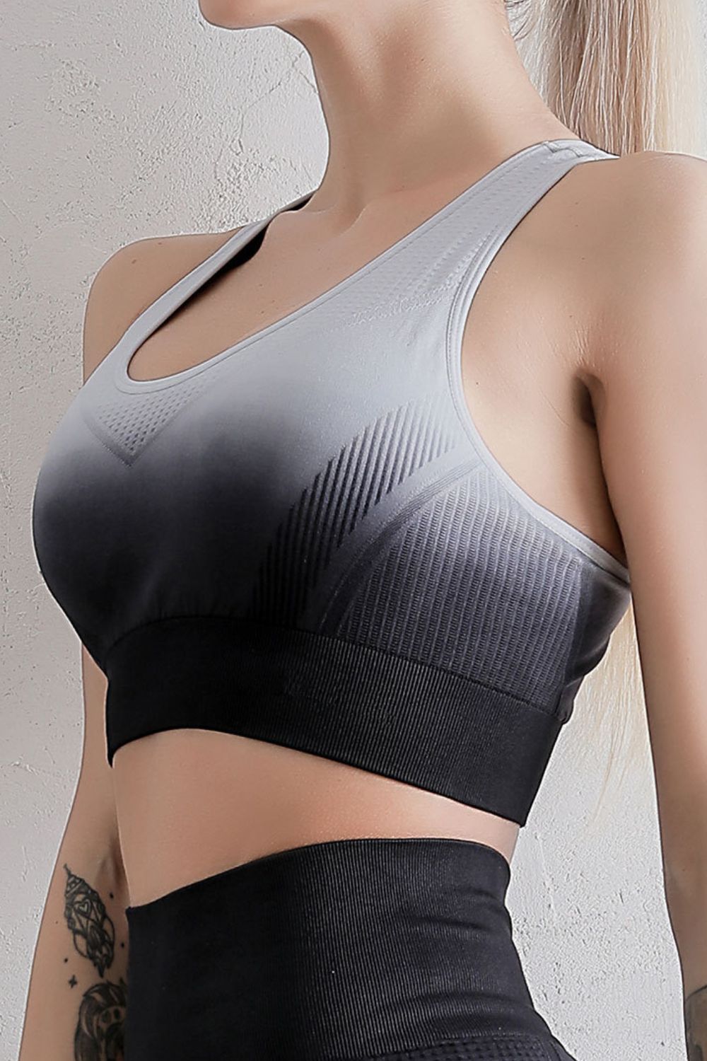 Gradient Racerback Sports Bra - JUST - JEN BOUTIQUE