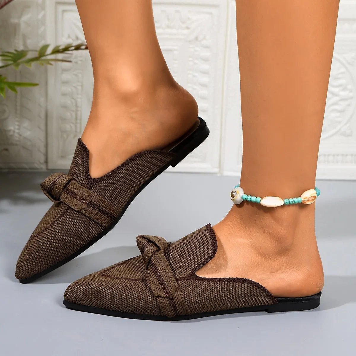 Point Toe Flat Slip - Ons - JUST - JEN BOUTIQUE
