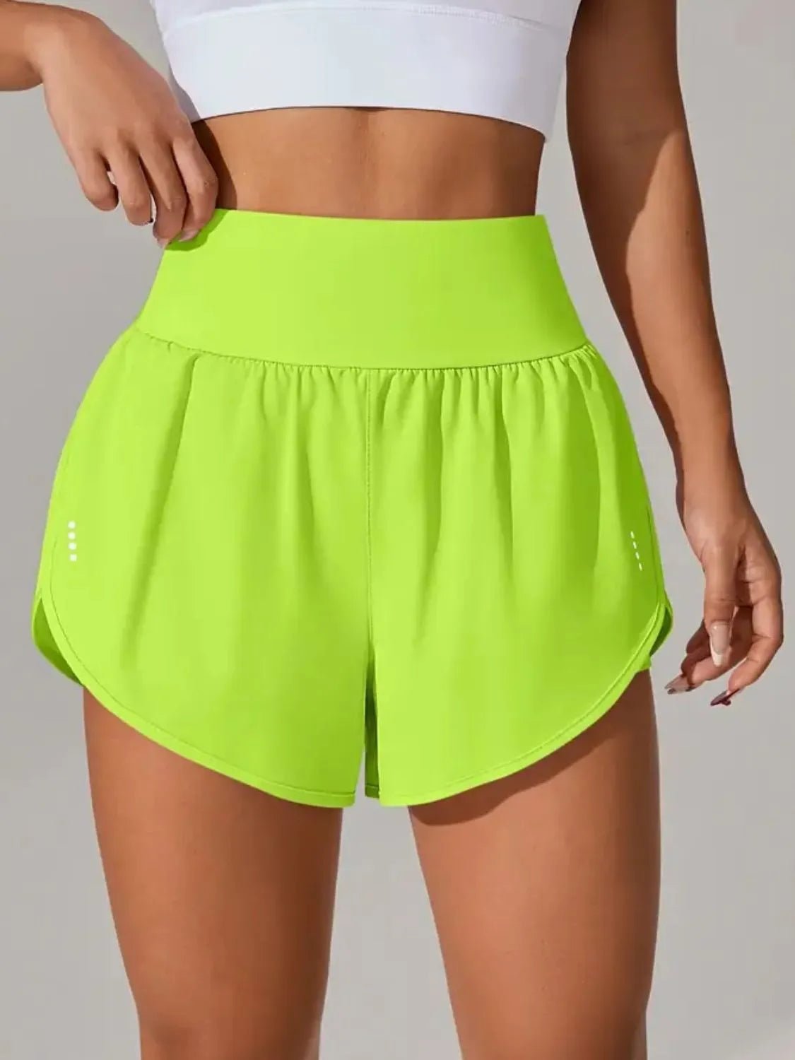 Pocketed High Waist Active Shorts - JUST - JEN BOUTIQUE