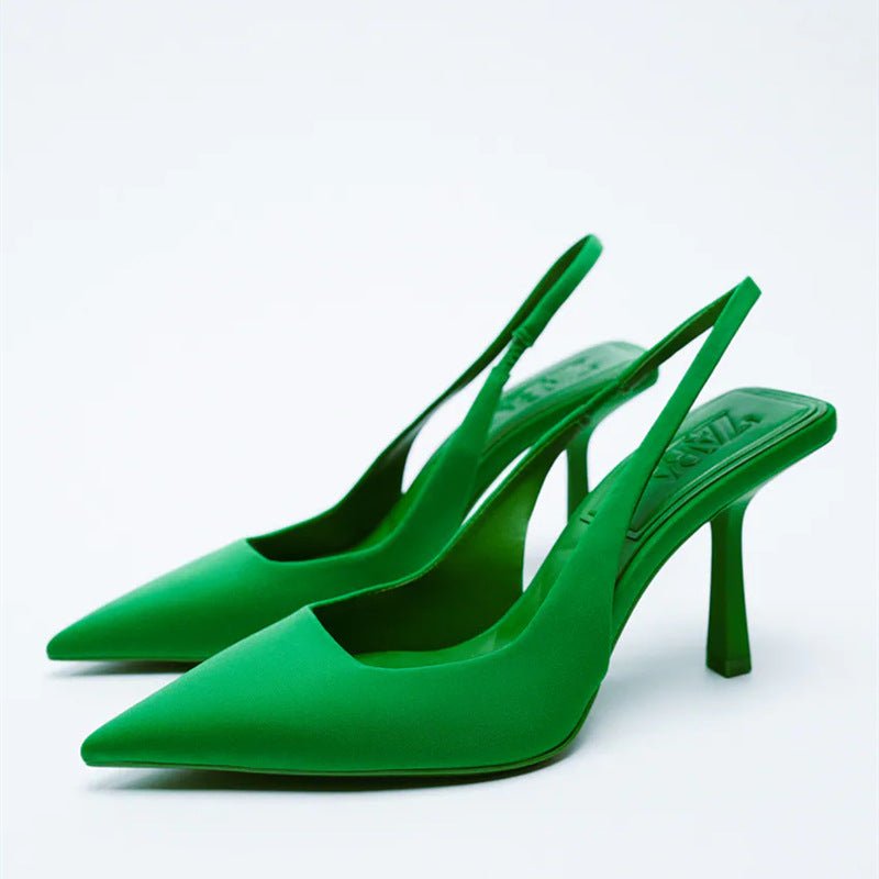 Point Toe Slingback Pumps - JUST - JEN BOUTIQUE