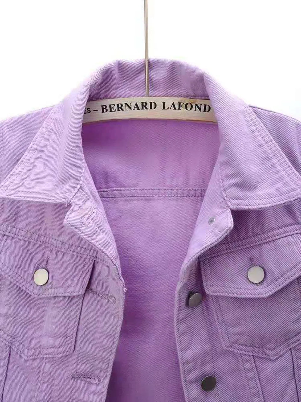 Full Size Cropped Denim Jacket Plus Size - JUST - JEN BOUTIQUE