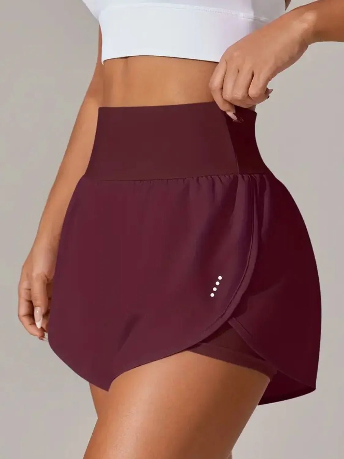 Pocketed High Waist Active Shorts - JUST - JEN BOUTIQUE