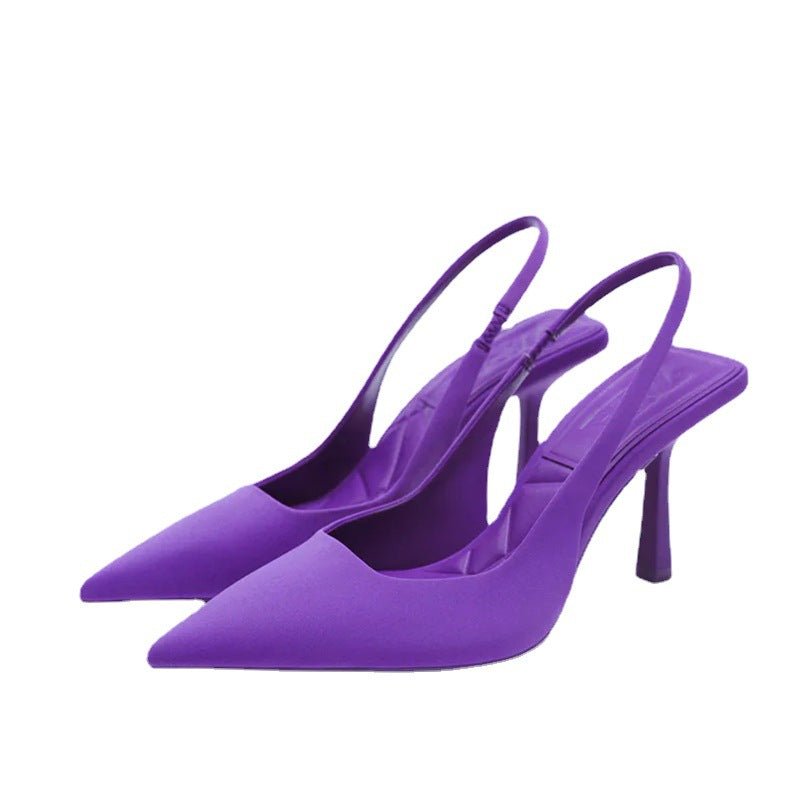 Point Toe Slingback Pumps - JUST - JEN BOUTIQUE