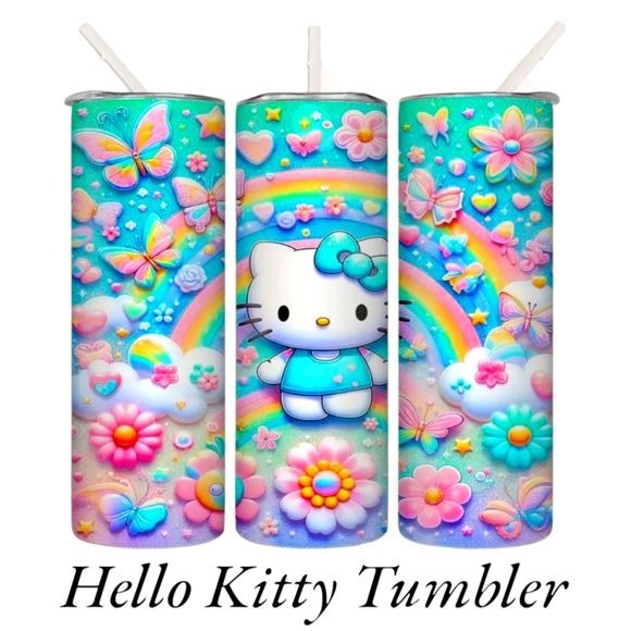 HELLO KITTY 20oz. Insulated Stainless Steel Tumbler.