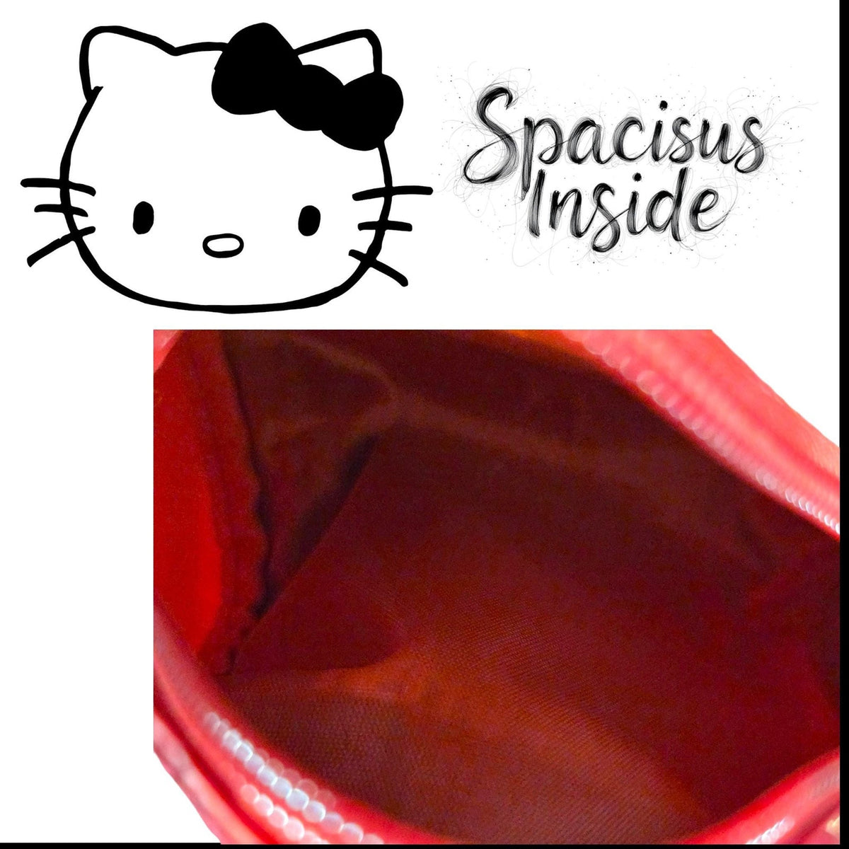 Hello Kitty 2-Piece Accessory Set Crossbody Bag & Pouch Kawaii Bag Set