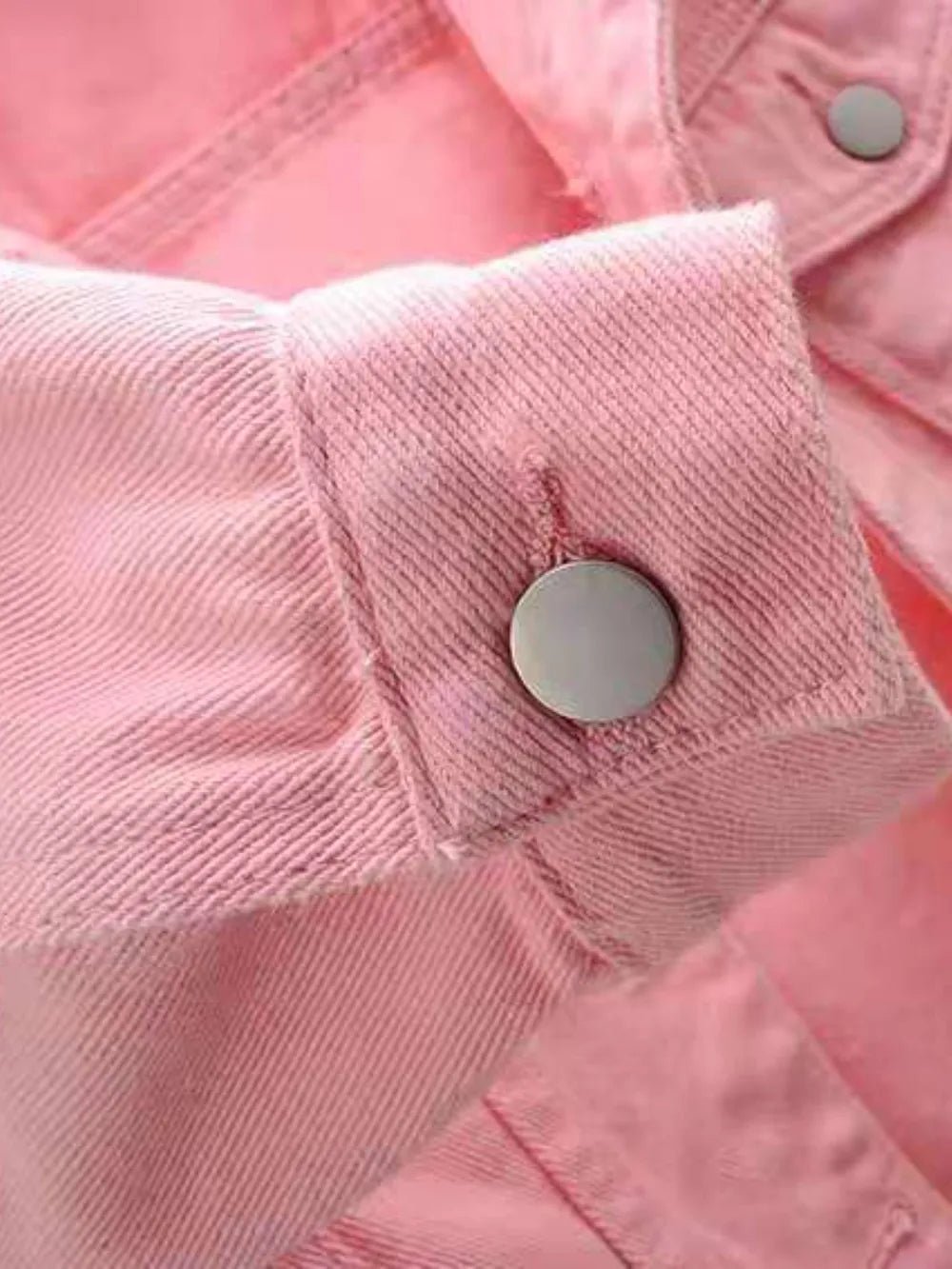 Full Size Cropped Denim Jacket Plus Size - JUST - JEN BOUTIQUE