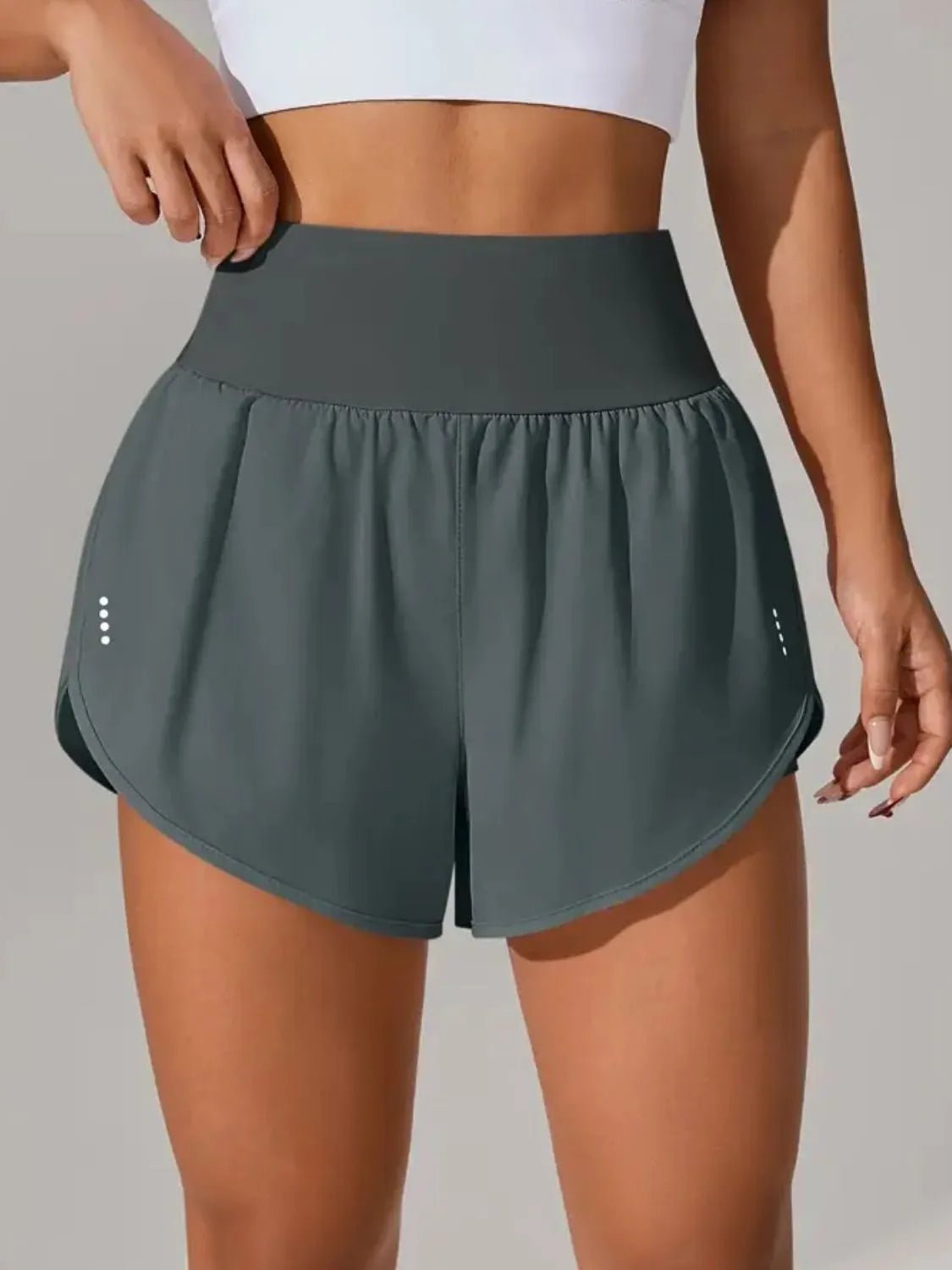 Pocketed High Waist Active Shorts - JUST - JEN BOUTIQUE
