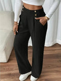 High Waist Wide Leg Pants - JUST - JEN BOUTIQUE