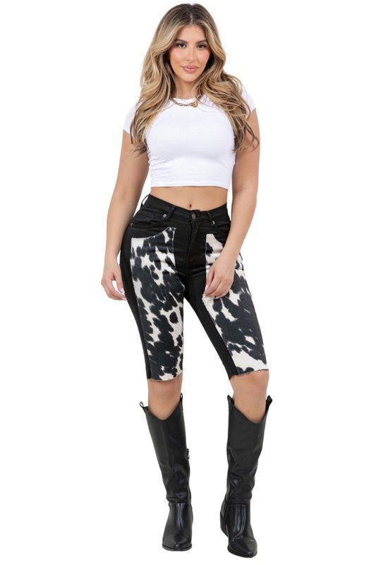 Rodeo Capri Short in Black - JUST - JEN BOUTIQUE