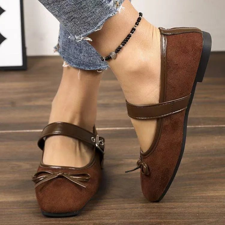Bow Detail Mary Jane Loafers - JUST - JEN BOUTIQUE