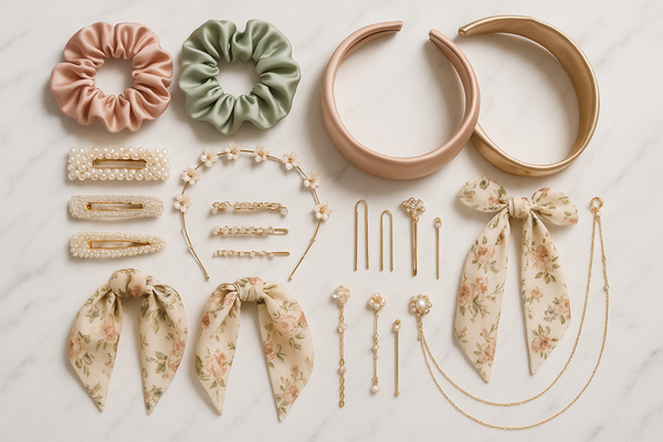 generate a bunch of fashion hair accessories like scrunchies and headbands and hair jewelry for the first product we launched before opening up to a full fashion boutique