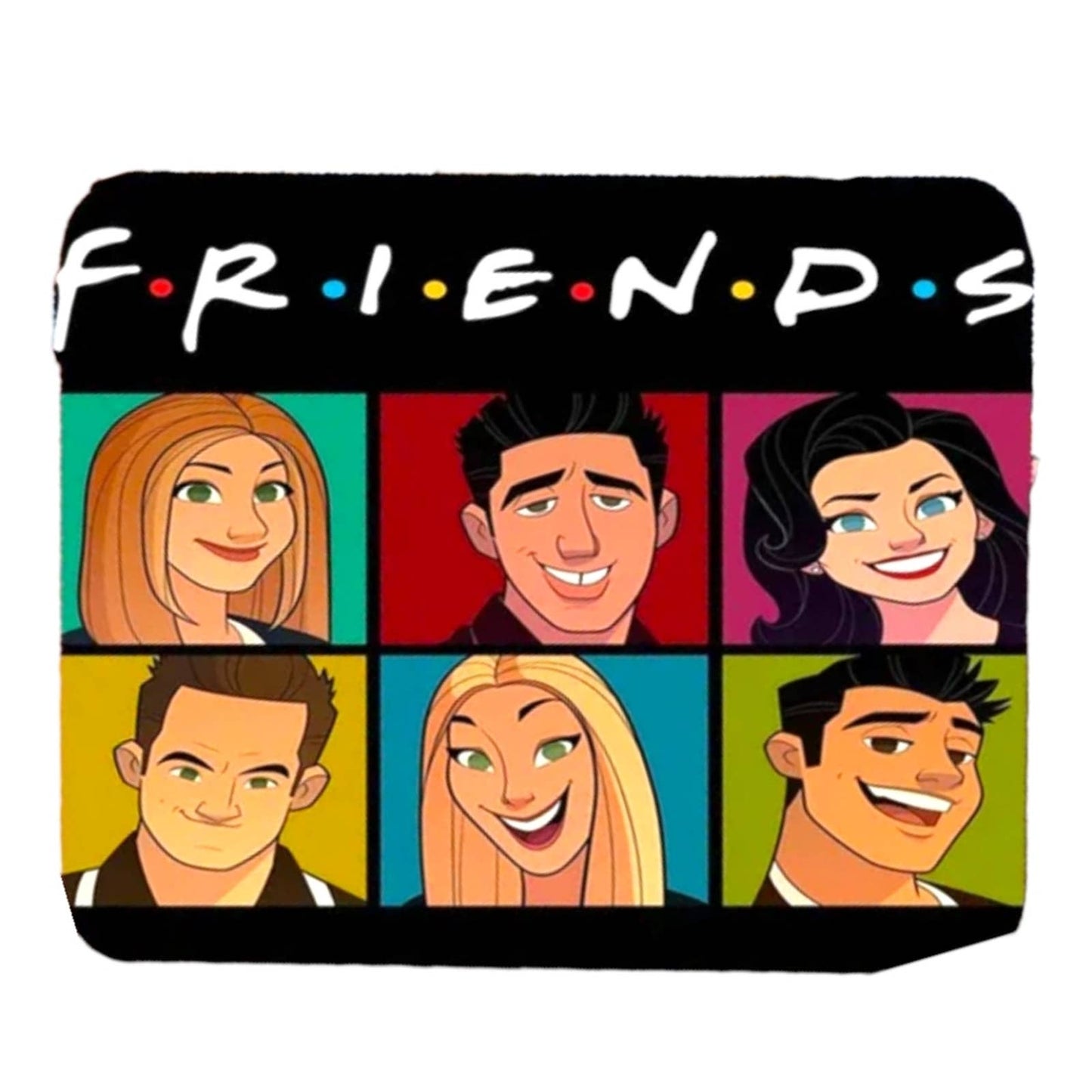 FRIENDS Iconic TV Series Durable Non-Slip Colorful Mouse Pad or Gaming Pad. NWT