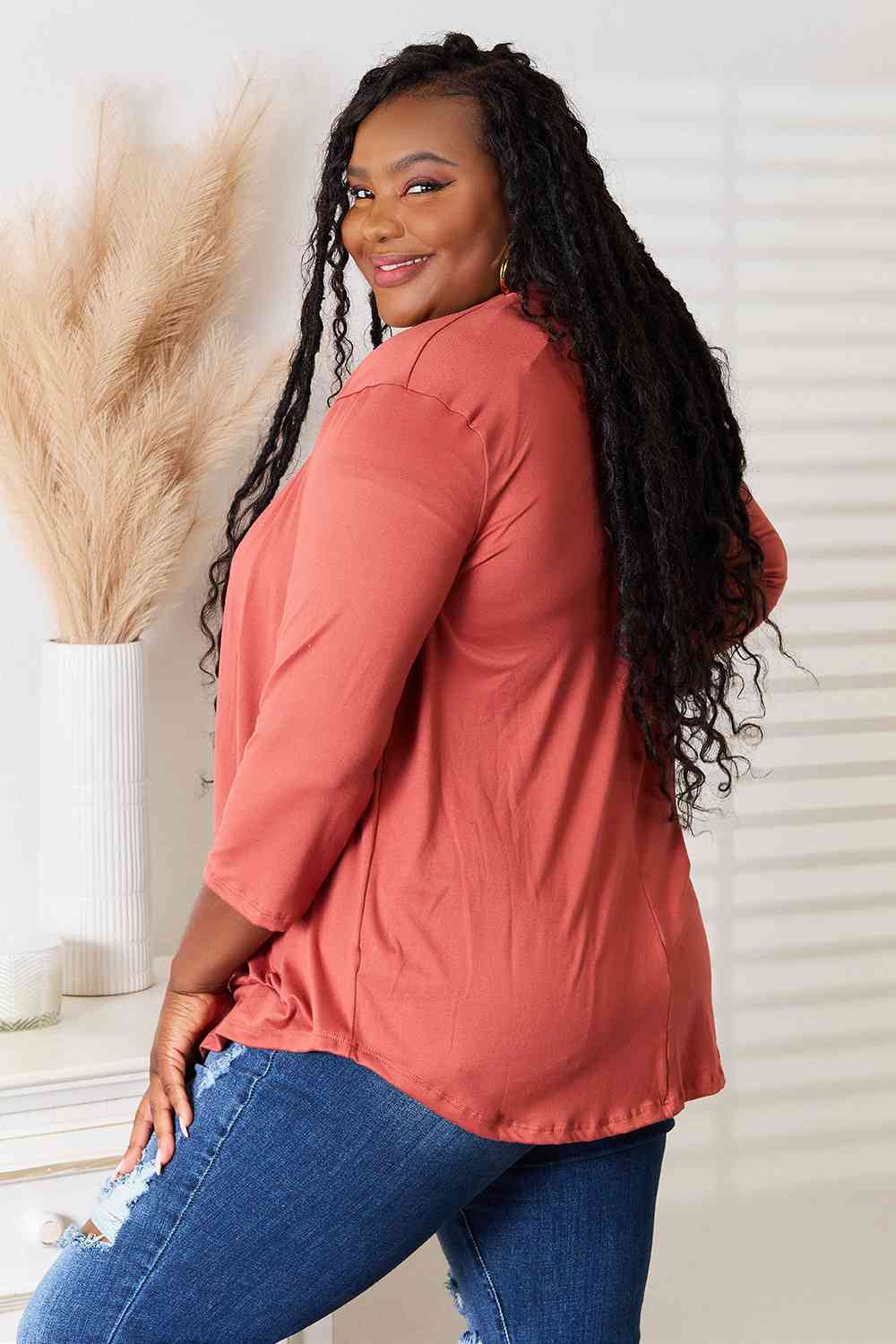Culture Code Open Front Draped Cardigan – Women's Versatile Layering Piece