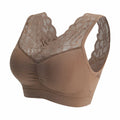 Seamless Lace Wireless Push-Up Yoga Bra – Beauty Back Support